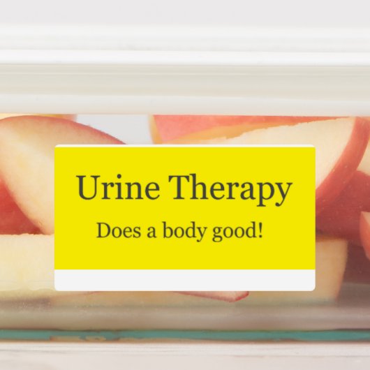 Urinetherapie: Is een lichaam goed! Labels (Aangebracht)