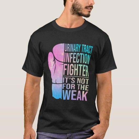 Urineweginfectie Fighter Warrior Awareness T-shirt (Voorkant)
