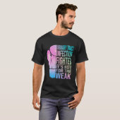 Urineweginfectie Fighter Warrior Awareness T-shirt (Voorkant volledig)