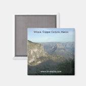 Urique, Copper Canyon, Mexico Magneet (Voorkant / Achterkant)