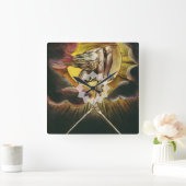 Urizen - William Blake - De Oudheid van Dagen Vierkante Klok (Huis)