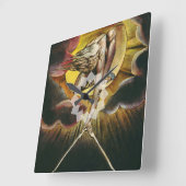 Urizen - William Blake - De Oudheid van Dagen Vierkante Klok (Hoek)