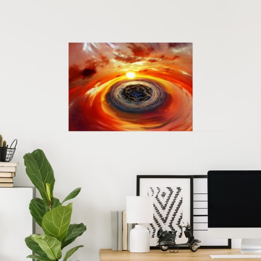 Urknall Poster (Thuiskantoor)