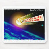 URL van Haleys Comet Funny Kaarten T - shirts Mokk Muismat (Voorkant)