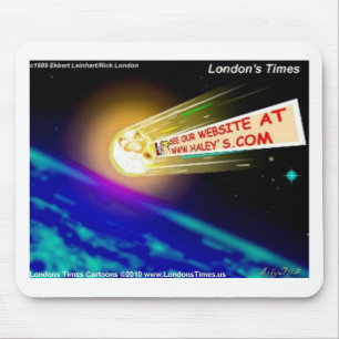 URL van Haleys Comet Funny Kaarten T - shirts Mokk Muismat