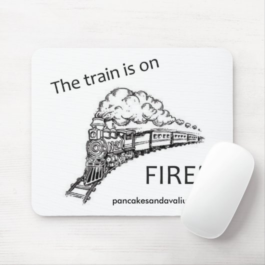 URL voor treinmuis Muismat (Met muis)