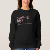 urling Girl - Curling Trui (Voorkant)
