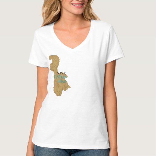 urmia-meer t-shirt (Voorkant)