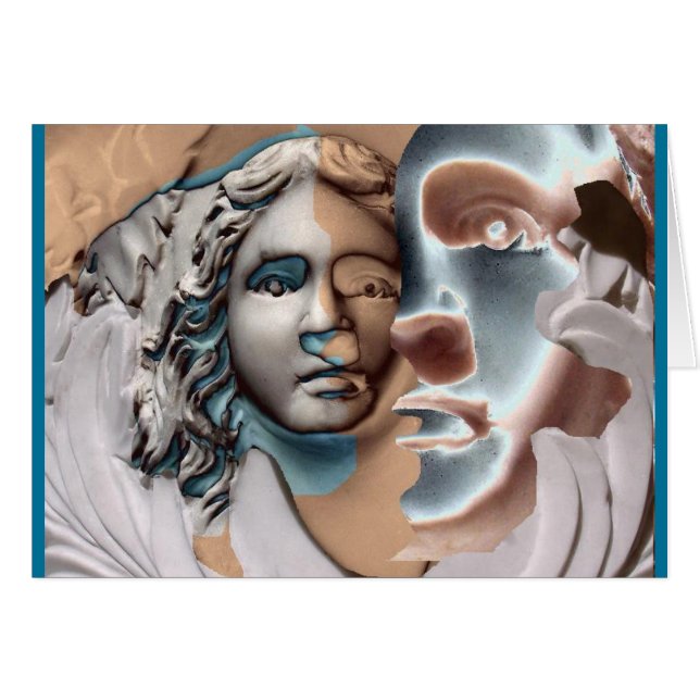 Urn Face Blue Copper (Voorkant Horizontaal)