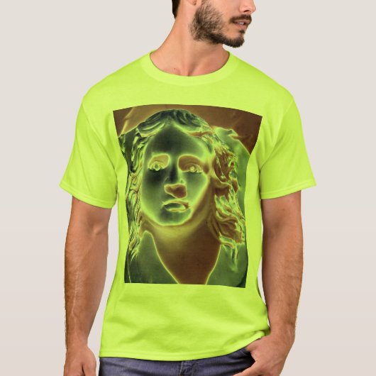 Urn Face Photoshop Art T-shirt (Voorkant)