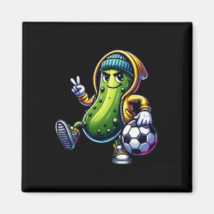 Urn Pickle Voetbalspeler Cool Cartoon Gevoel Magneet