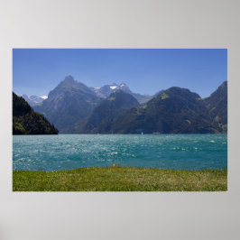 Urnersee Summer Uitzicht, Zwitserland Poster