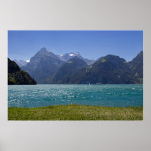 Urnersee Summer Uitzicht, Zwitserland Poster