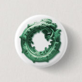 uroboro Quetzalcóatl Ronde Button 3,2 Cm (Voorkant)