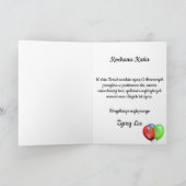 Urodziny - Gepersonaliseerde Poolse verjaardagskaa Kaart (Binnen)