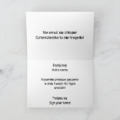 Urodziny - Grappige Poolse verjaardagskaart voor 4 Kaart (Binnen)