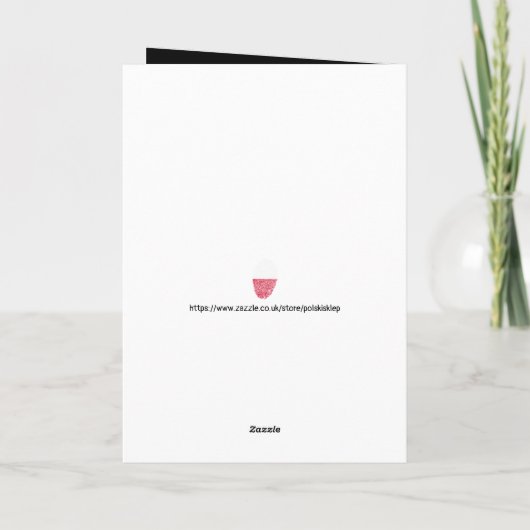 Urodziny - Poolse verjaardagskaart voor hem Kaart (Achterkant)