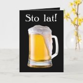 Urodziny - Poolse verjaardagskaart voor hem Kaart (Gele Bloem)