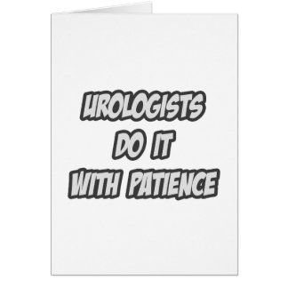 Urologen doen het met geduld