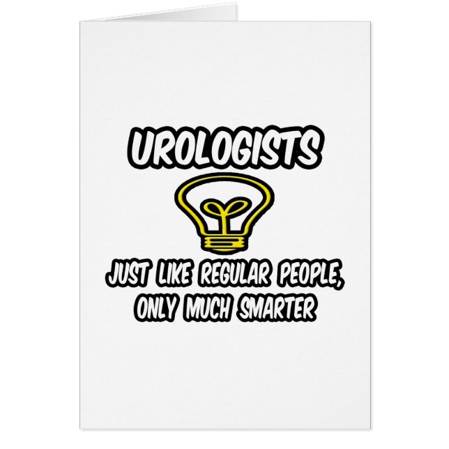 Urologen...gewone mensen, alleen slimmer (Voorkant)