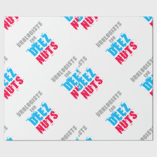 Urologen voor Deez Nuts Cadeaupapier (Zoom)
