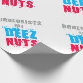 Urologen voor Deez Nuts Cadeaupapier (Hoek)