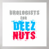 Urologen voor Deez Nuts Poster (Voorkant)