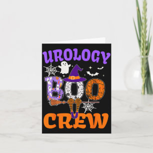 Urologie Boo Crew Spookachtige Geest Grappig Hallo Kaart