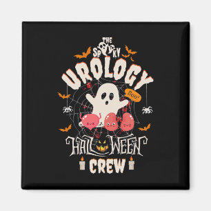 Urologie Halloween Crew Schattigee Ghost Nurse Stu Magneet