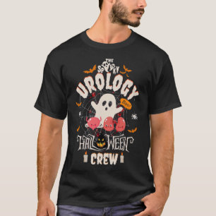 Urologie Halloween Crew Schattigee Ghost Nurse Stu T-shirt