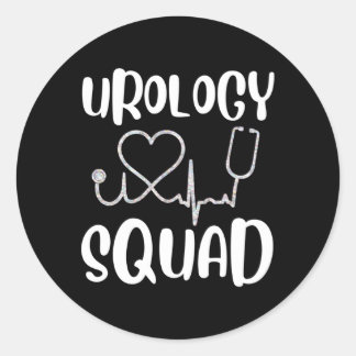 Urologie Squad Uroloog Verpleegkundige Arts Ronde Sticker