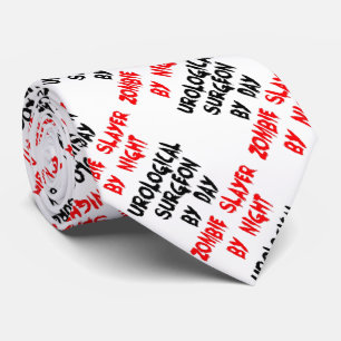 Urologische chirurg Zombie Joke Stropdas