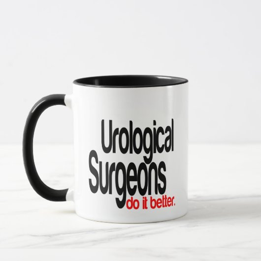 Urologische chirurgen doen het beter mok (Links)