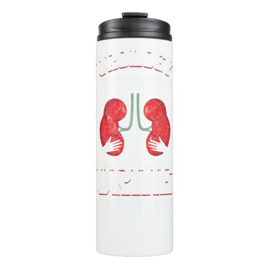 Urologist Urine Good Hands Urology Puns Urology Thermosbeker (Voorkant)