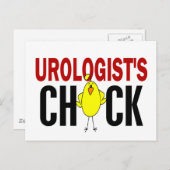 Urologistische skuiken briefkaart (Voorkant / Achterkant)