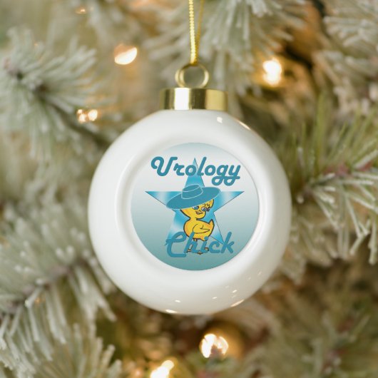 Urology Chick #7 Keramische Bal Ornament (Boom)