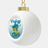 Urology Chick #7 Keramische Bal Ornament (Rechts)