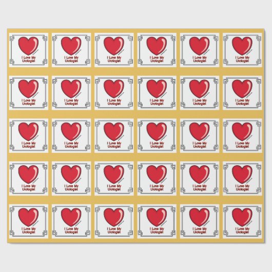 Uroloog Cadeaupapier (Vlak)