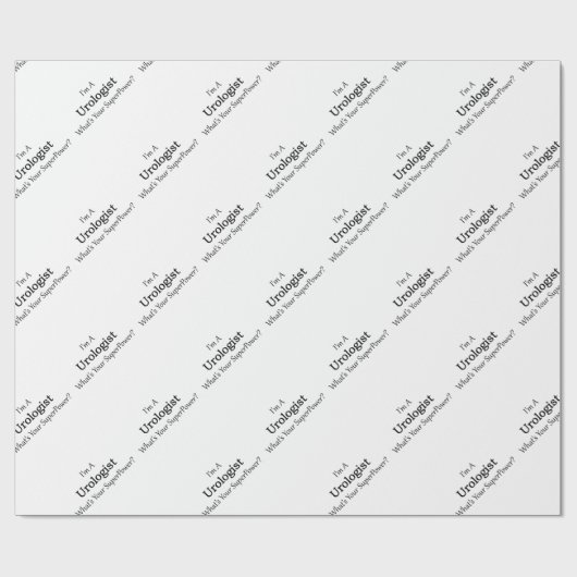 Uroloog Cadeaupapier (Vlak)