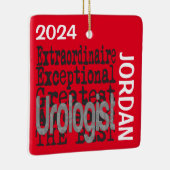 Uroloog Extraordinaire CUSTOM Keramisch Ornament (Rechts)