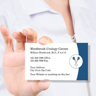 Uroloog Medische Urologie Visitekaartjes