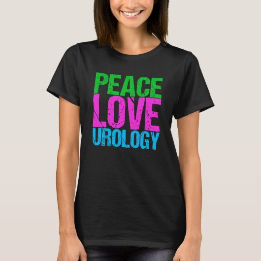 Uroloog Peace Love Urology Women's T-shirt (Voorkant)