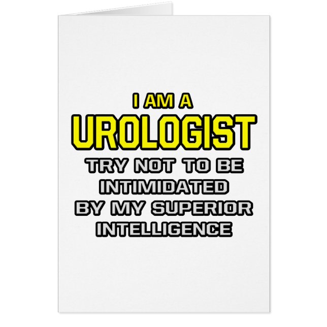 Uroloog...superieure intelligentie (Voorkant)
