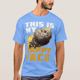 Uromastyx Dit is mijn gelukkige gezicht, grappige T-shirt