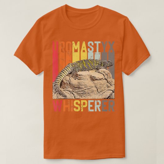 Uromastyx Whisperer Agama Desert Lizard T-shirt (Design voorkant)