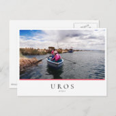 Uros eilanden aan het Titicacameer, Peru Briefkaart (Voorkant / Achterkant)