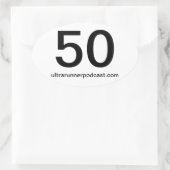 URP ovaal 50 sticker (Tas)