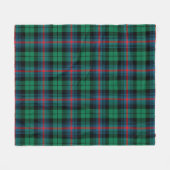 Urquhart Broad Rood Ancient Plaid Fleece Deken (Voorkant (Horizontaal))
