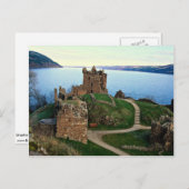 Urquhart Castle, Loch Ness, Schotland Briefkaart (Voorkant / Achterkant)