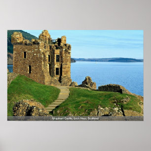 Urquhart Castle, Loch Ness, Schotland Poster